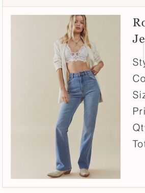 Rolla’s dusters bootcut jeans
